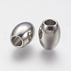 201 Stainless Steel European Beads STAS-F141-09P-2