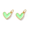 Rack Plating Brass Enamel Charms KK-D073-27G-01-2
