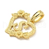 Heart Brass Pendants KK-I714-04G-S-2