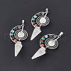 7 Chakra Natural Quartz Crystal Big Pendants G-F733-02C-5