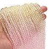 Transparent Painted Glass Beads Strands X1-DGLA-A034-T3mm-A25-2