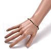 Mini Natural Indian Agate Beaded Stretch Bracelets BJEW-JB07669-04-3