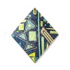 Geometric Alloy Sheet Printed Pendant Earrings Accessories PALLOY-E139-01G-11-1