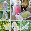 SOFPLATE 100pcs 3 Styles Large Organza Pouches Portable Shoes Bag Travel Storage Drawstring Bags OP-SP0001-04-7