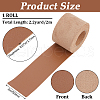 2M PVC Imitation Leather Ribbons SRIB-WH0011-126D-03-2
