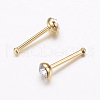 316L Surgical Stainless Steel Nose Studs Nose Piercing Jewelry AJEW-P063-03-3mm-1