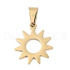304 Stainless Steel Pendants STAS-H453-16G-1