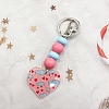 ANATTASOUL 180Pcs 18 Colors Rondelle Food Grade Eco-Friendly Silicone Beads SIL-AN0001-02-4