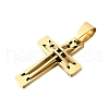 201 Stainless Steel Pendants STAS-R166-04G-2