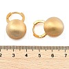 Round Brass Hoop Earrings for Women EJEW-U055-06G-3
