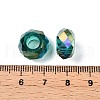 Transparent Glass European Beads GPDL-N005-D14mm-A10-3