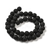 Natural Lava Rock Bead Strands G-L435-03-8mm-18-2