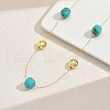 Cube Acrylic & Iron Flat Round Link Chain Long Necklaces for Women SF2895-1-3