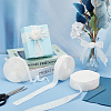 FINGERINSPIRE 3 Rolls 3 Styles Polyester Ribbon with Glitter Powder OCOR-FG0002-55-5