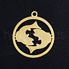 201 Stainless Steel Pendants STAS-S105-JN363-12-1