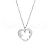 201 Stainless Steel Pendant Cable Chain Necklaces FS-WG816E6-02-2