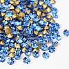 Back Plated Grade A Diamond Glass Pointed Rhinestone X-RGLA-SS6-005-1