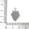 Brass Micro Pave Cubic Zirconia Pendants KK-M322-48P-03-3