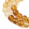 Natural Yellow Quartz Beads Strands G-G259-D03-4mm-4