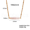 French Style Pearl Stick Pendant Necklaces XQ4262-4