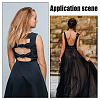 SUPERFINDINGS 3 Sets 3 Colors Nylon Womens Low Back Bra Converter DIY-FH0006-52-6