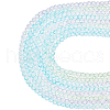 SUNNYCLUE 10 Strands Transparent Gradient Color Glass Beads Strands GLAA-SC0002-04E-1