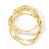 4Pcs Luxury Handmade Imitation Pearl Beads Stretch Bracelet Set DH1054-2