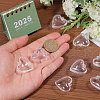 Openable Transparent Plastic Pendants FIND-WH0148-327-3