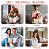 SUPERDANT 1 Set Wooden 2-Ring Loose Leaf Binder Postcard Phote Album Cover DIY-SD0001-02B-5