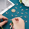   10Pcs 304 Stainless Steel Toggle Clasps STAS-PH0005-78-3