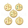 304 Stainless Steel Rhinestone Pendants STAS-L283-52G-1