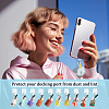 10Pcs Plastic Mobile Dustproof Plugs PALLOY-OC00027-6