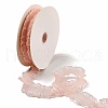 20 Yards Polyester Pleated Elastic Lace Trim SRIB-M015-01A-1
