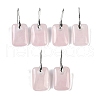Natural Rose Quartz Dangle Earrings EJEW-C119-02P-09-1