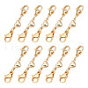 10Pcs 304 Stainless Steel Lobster Claw Clasps FIND-AB00054-1
