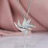Hawaiian Bird Brass with Opal Pendant Necklaces FS-WG2F97F-04-1