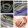 GOMAKERER 2 Strands Natural Apatite Beads Strands G-GO0001-62-7