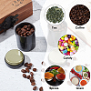CRASPIRE 8Pcs Tinplate Tea Sealed Storage Box with Lid CON-CP0001-010-5