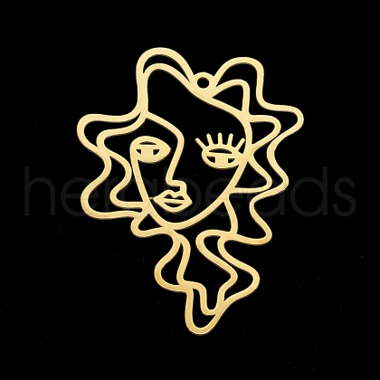 201 Stainless Steel Pendants STAS-T056-LA318-2-1