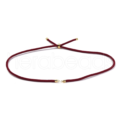 Nylon Cords Necklace Making AJEW-P116-03G-35-1