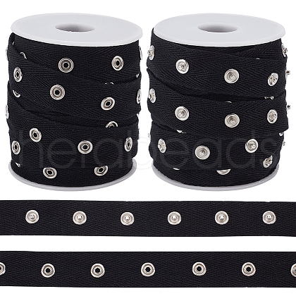 Olycraft 10 Yards Cotton Twill Tape Ribbons OCOR-OC0001-64A-1