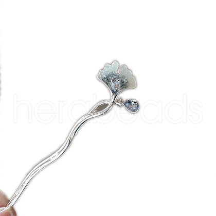 Alloy Rhinestone Hair Sticks PW-WG4157D-03-1