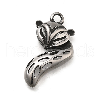 Retro 304 Stainless Steel Pendants STAS-L284-16AS-02-1