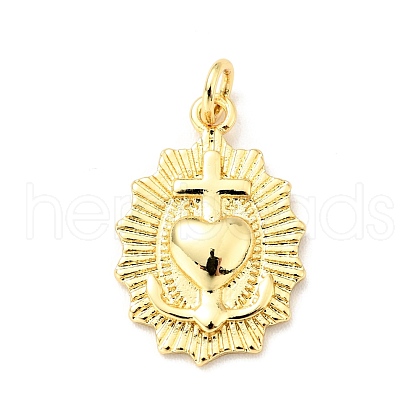 Brass Pendants KK-G416-25G-1