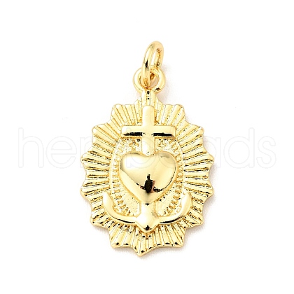 Brass Pendants KK-G416-25G-1