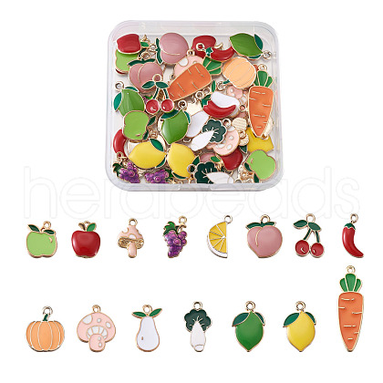 Craftdady Alloy Enamel Pendants ENAM-CD0001-06-1