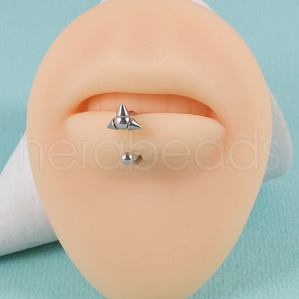 304 Stainless Steel Spike Cone Hoop Lip Rings FS-WG8FC2A-05-1