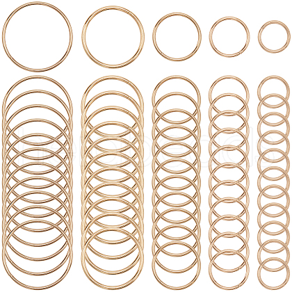 SOFPLATE Iron Open Jump Rings FIND-SP0002-63B-1