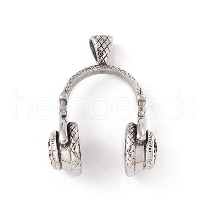 304 Stainless Steel Pendants STAS-E158-25AS-1