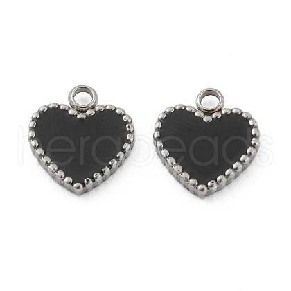 Fashion 304 Stainless Steel Enamel Charms STAS-Z009-12P-1